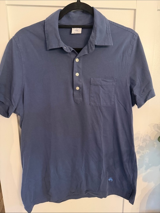 Brooks Brothers Other - Brooks Brothers Slate Blue Short-Sleeve Polo
